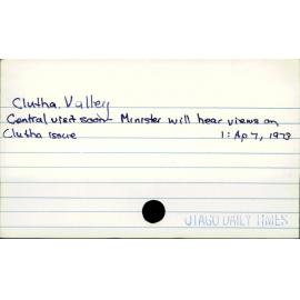 Clutha Valley