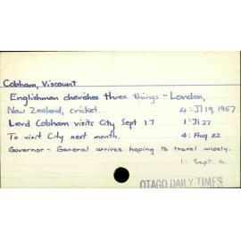  Cobham, Viscount