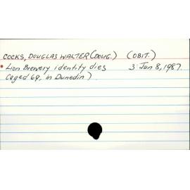 Cocks, Douglas Walter (Doug)