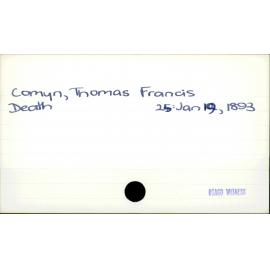 Comyn, Thomas Francis