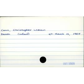 Conn, Christopher William