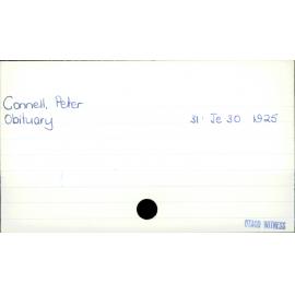 Connell, Peter