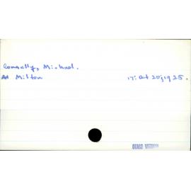 Connelly, Michael