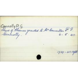 Connolly, P. G.