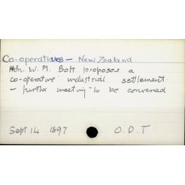 Co-operatives - New Zealand