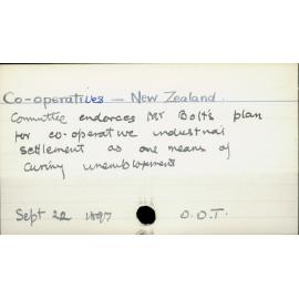 Co-operatives - New Zealand