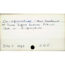 Co-operatives - New Zealand