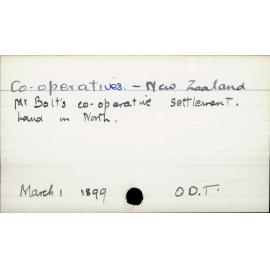 Co-operatives - New Zealand