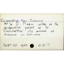 Co-operatives - New Zealand