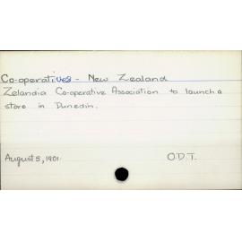 Co- operatives - New Zealand