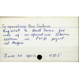 Co- operatives - New Zealand