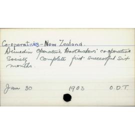 Co-operatives - New Zealand