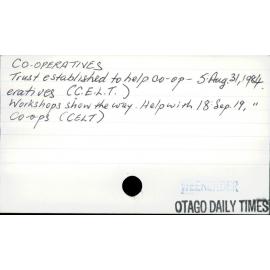 Co-operatives - New Zealand