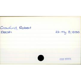 Crawfurd, Robert
