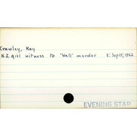 Crawley, Kay