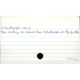 Crawthorpe ship