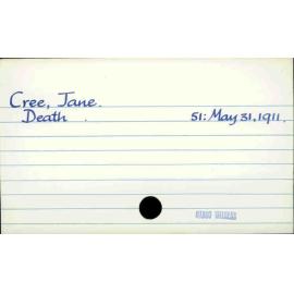 Cree, Jane