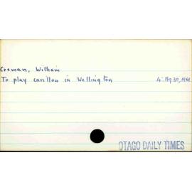 Creman, William