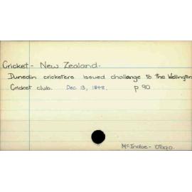 Cricket - New Zealand - 