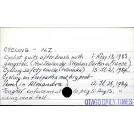 Cycling - New Zealand
