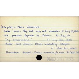 Dairying - New Zealand.