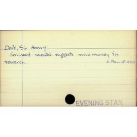 Dale, Sir Henry