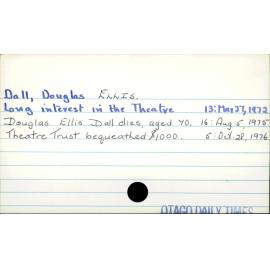 Dall, Douglas ELLIS