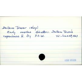 Dallam Tower (ship)