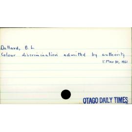 Dallard, B. L.