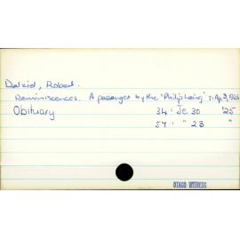 Dalziel, Robert