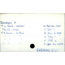 Davidson, F