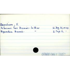 Davidson, F.