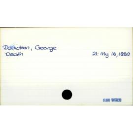 Davidson, George