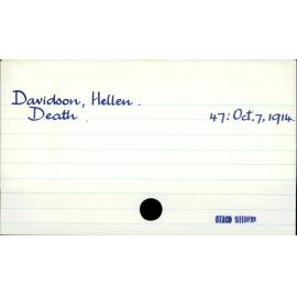 Davidson, Hellen