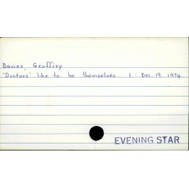 Davies, Geoffrey