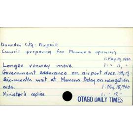 Dunedin City - Airport