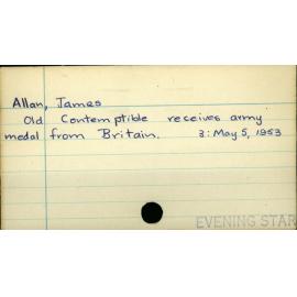 Allan, James