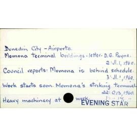 Dunedin City - Airport