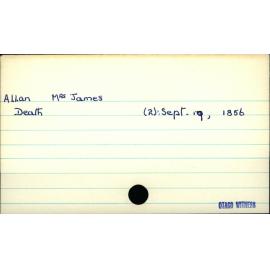 Allan, James (Mrs)