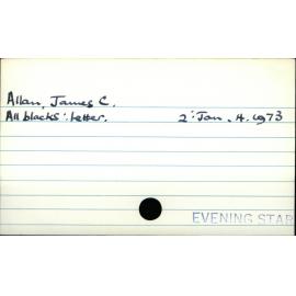 Allan, James C.