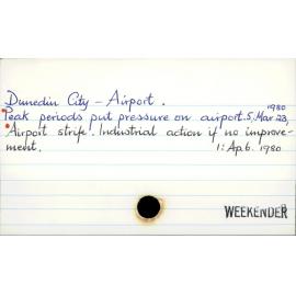 Dunedin City - Airport