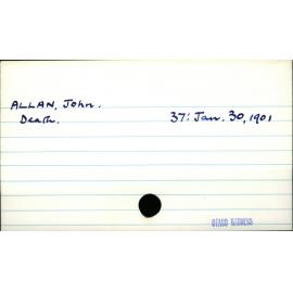 Allan, John