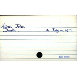 Allan, John