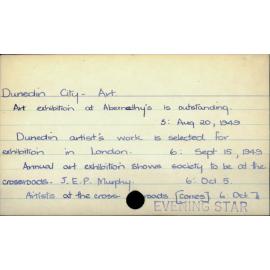 Dunedin City - Art
