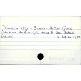 Dunedin City - Bands - Mother Goose