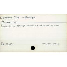 Dunedin City - Bishops