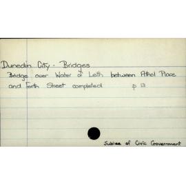 Dunedin City - Bridges