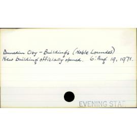 Dunedin City - Buildings (Noble Loundes)