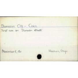 Dunedin City - Cabs