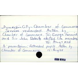 Dunedin City - Chamber of Commerce